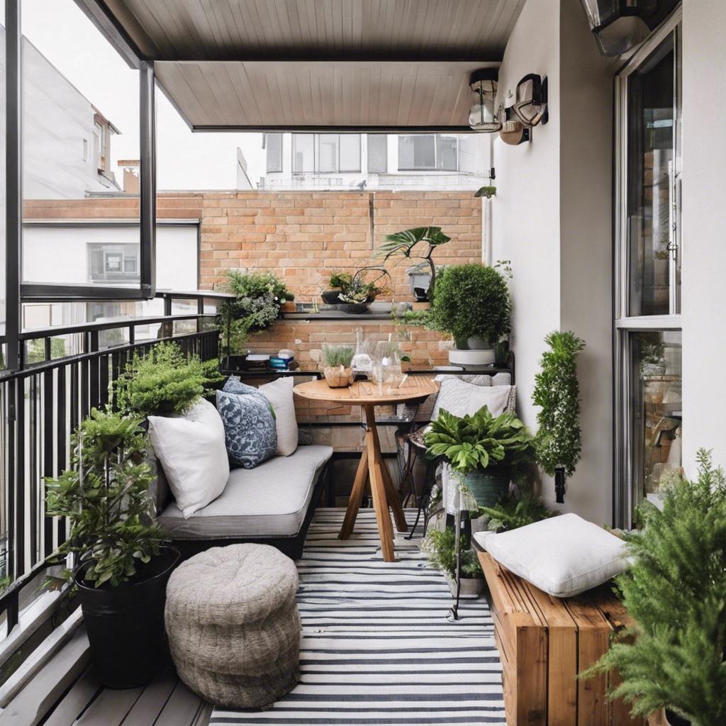 Creating a Cozy Oasis: Small Balcony Design Ideas