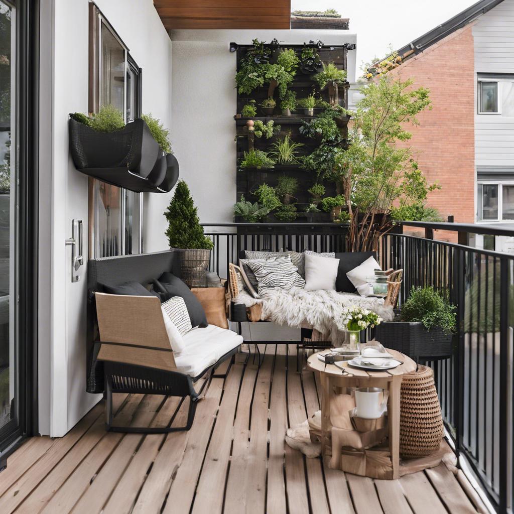 Creating a Cozy Outdoor Retreat with Small Balcony Design