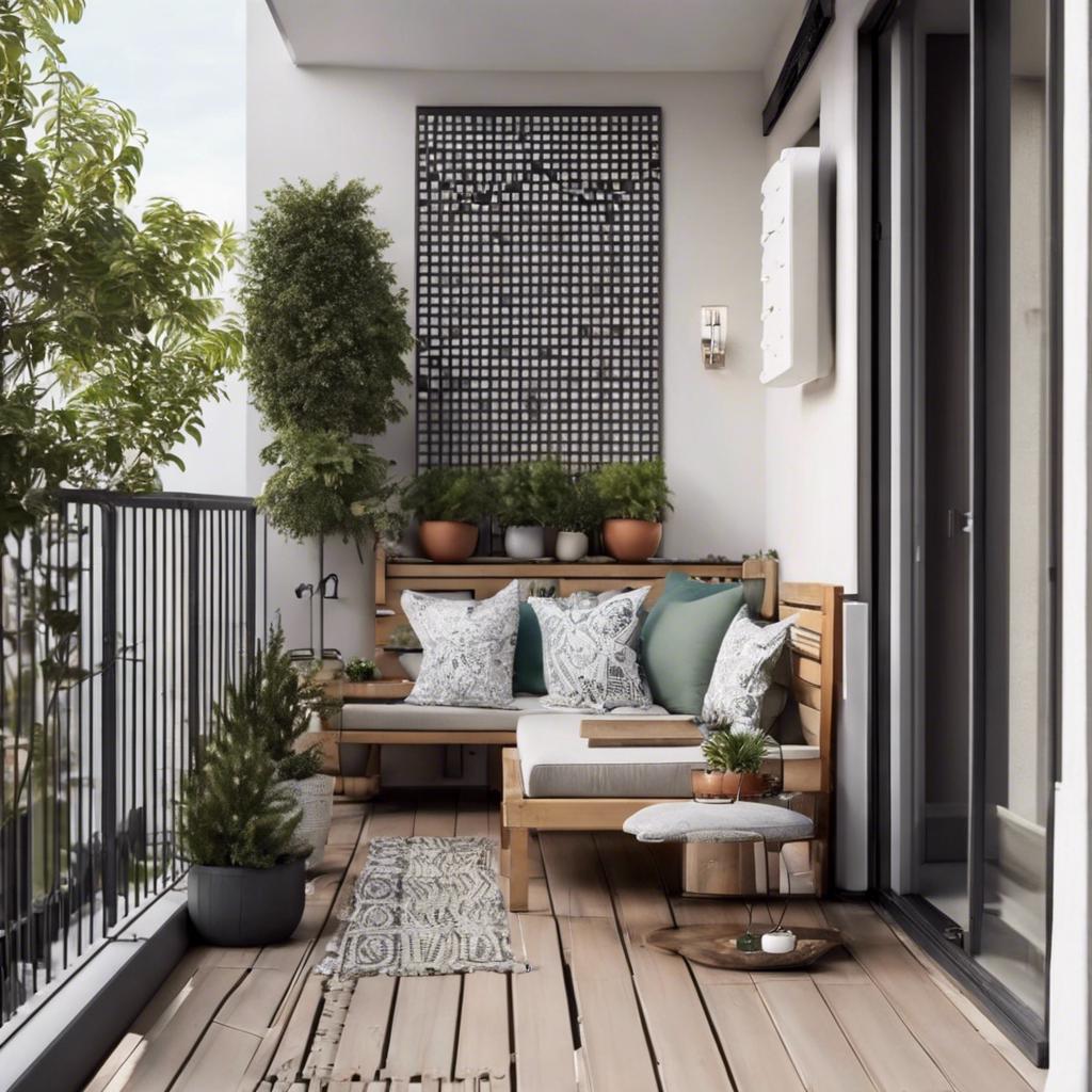 Creating a ⁤Relaxing Atmosphere with ⁤Small Balcony Design