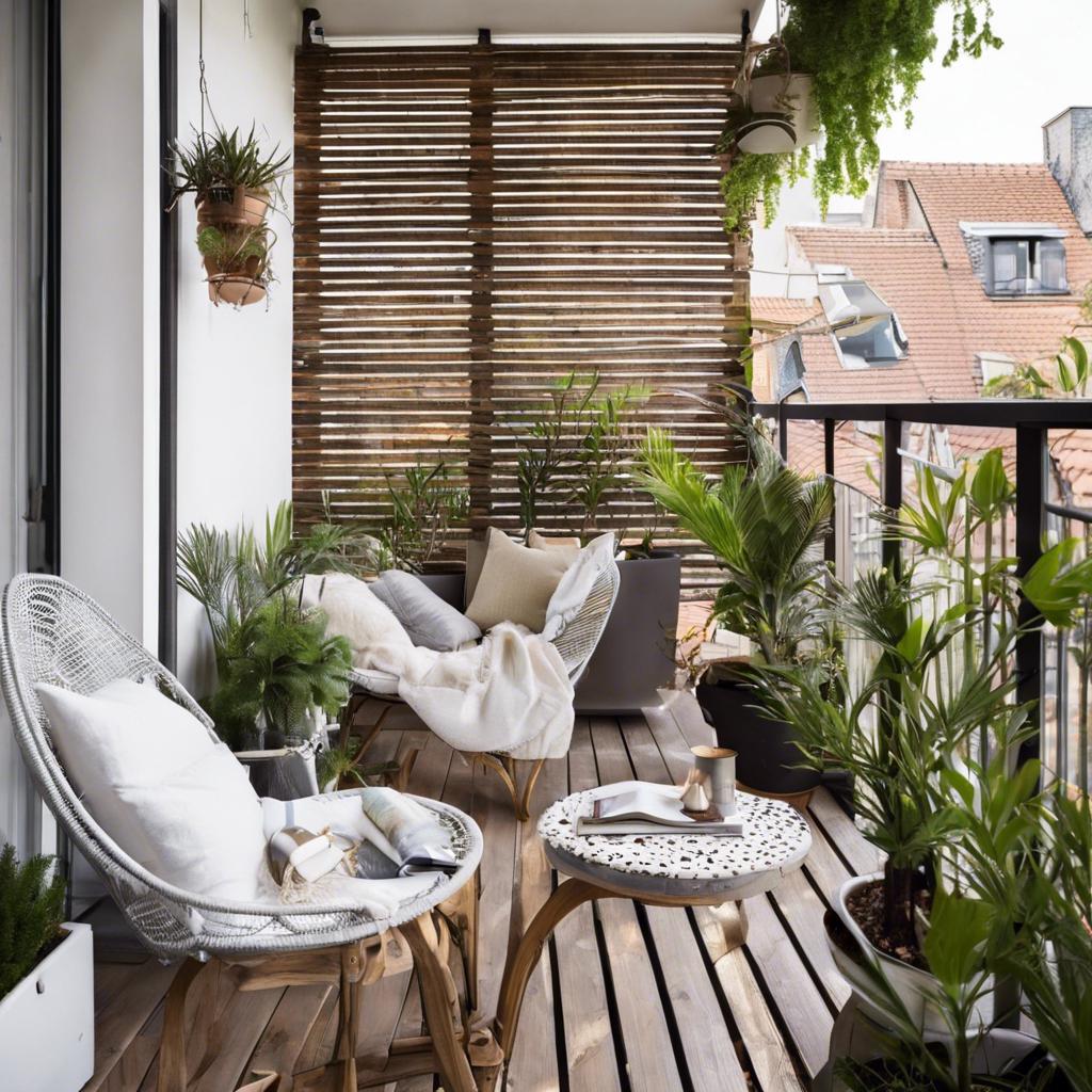 Creating a Relaxing Oasis: Small Balcony Design Ideas