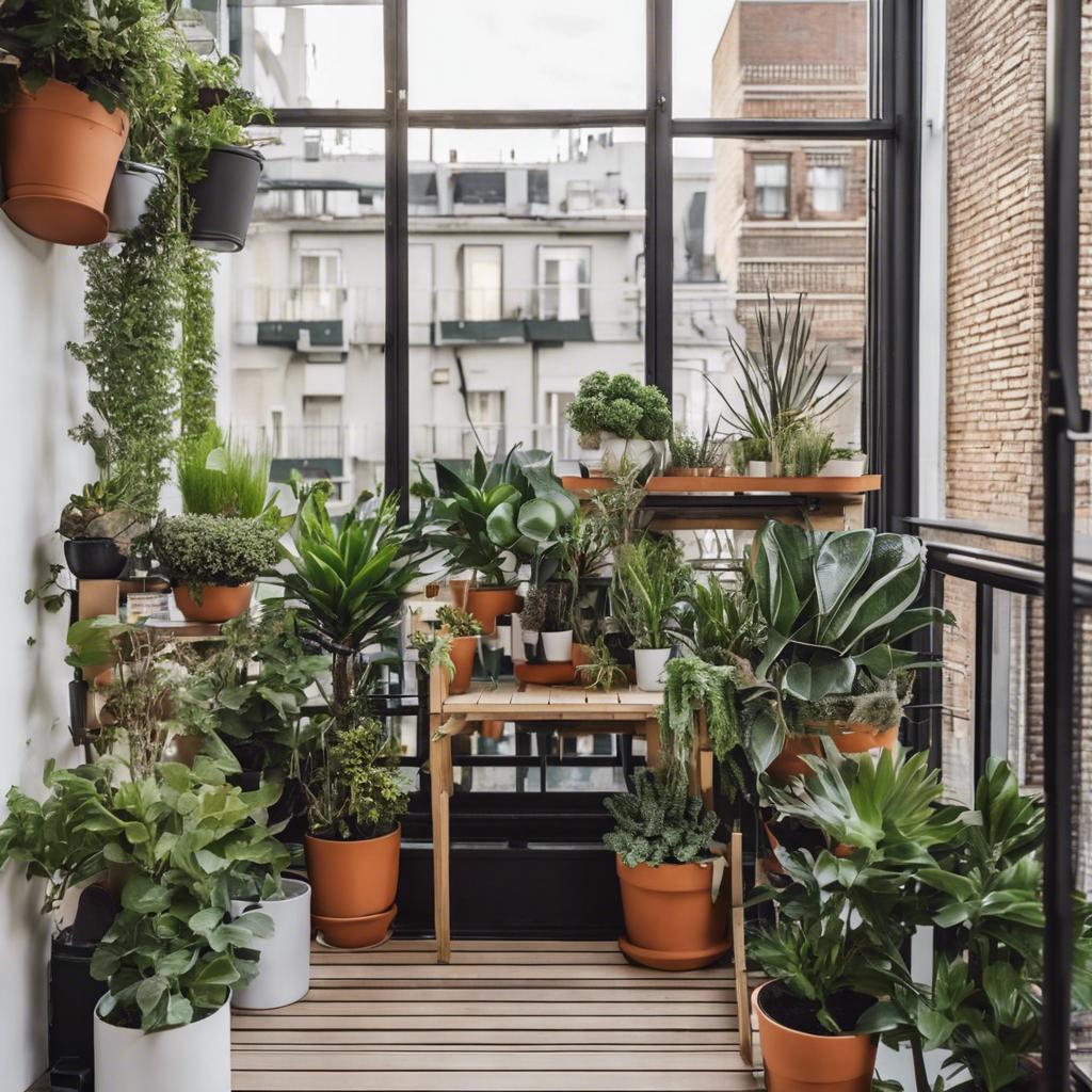 Creating⁤ an ‌Urban⁤ Jungle: Tips for Incorporating Plants into Small Balcony ⁤Design