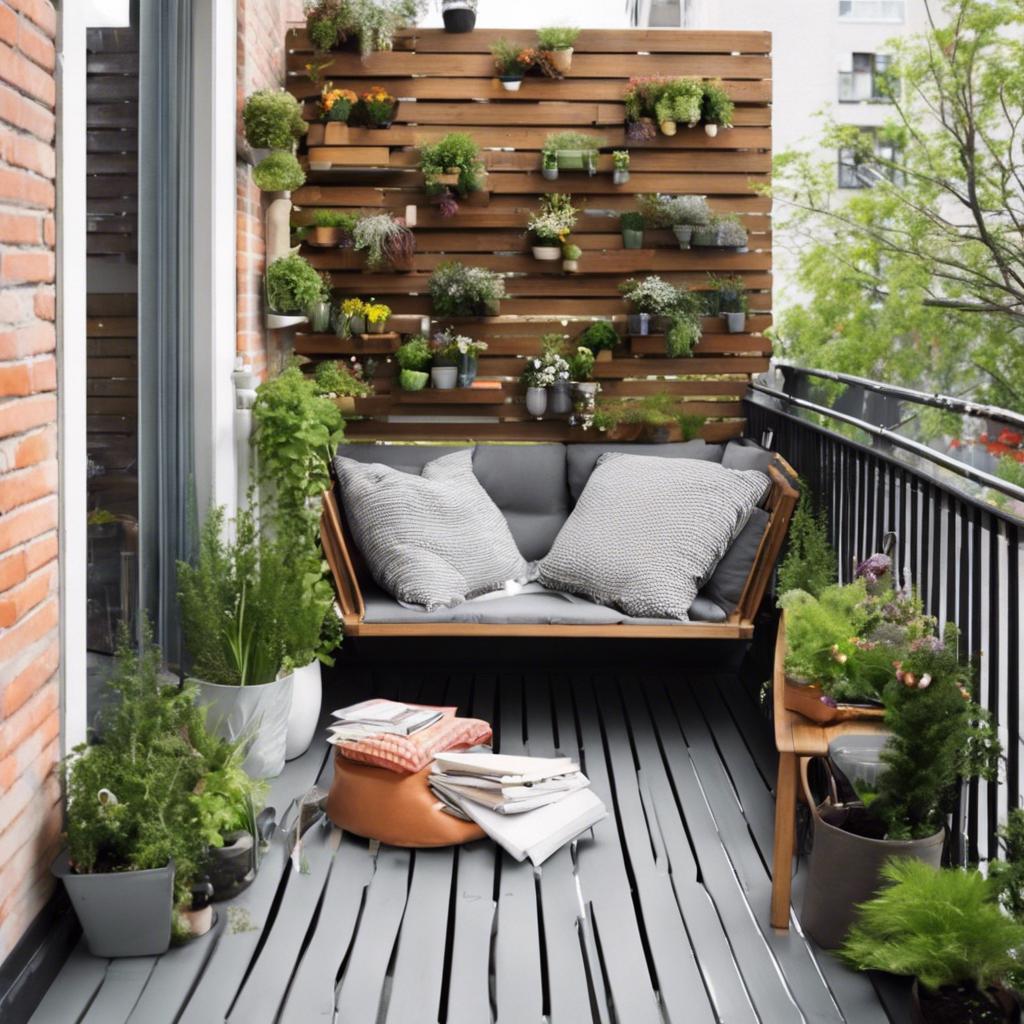 Creating an Urban Oasis: Small ⁤Balcony⁢ Design Ideas for Relaxation