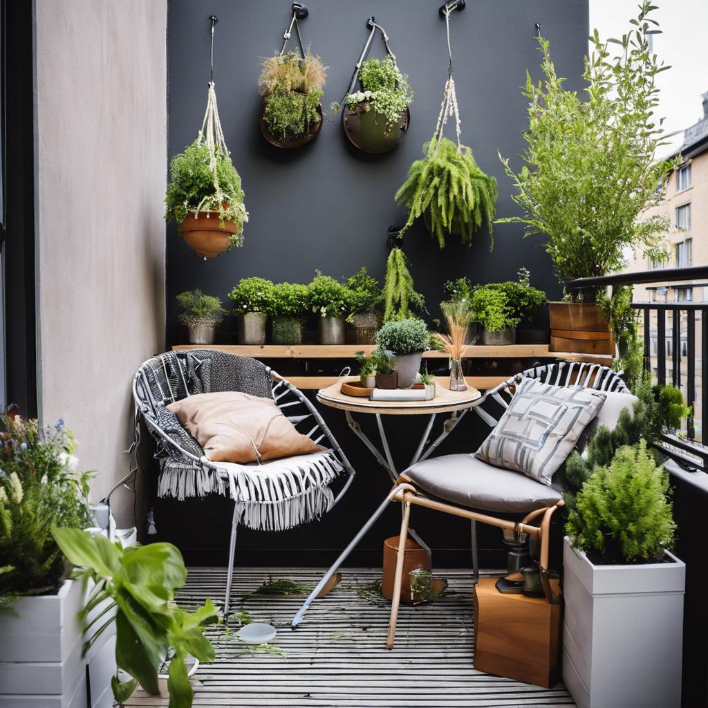 Creating​ an Urban Oasis: Small⁣ Balcony ⁤Design Ideas