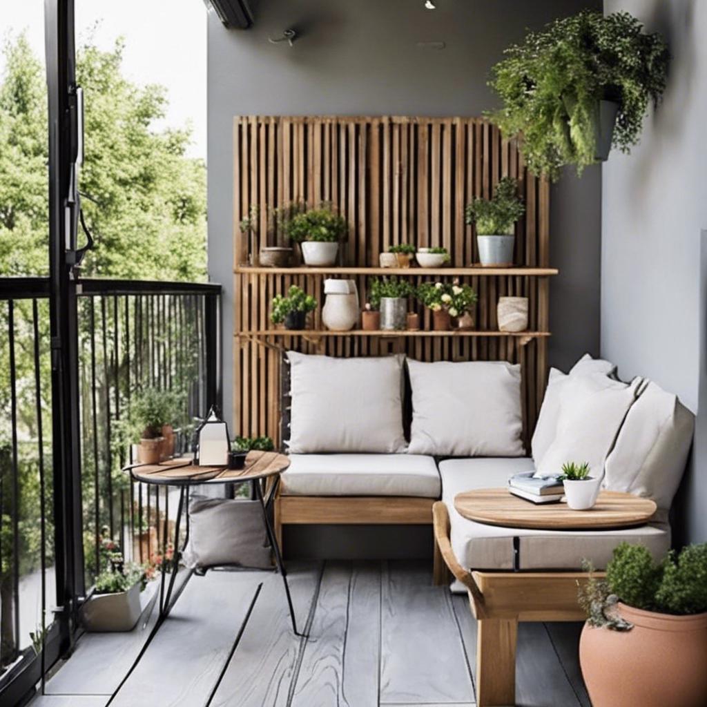 Creative ⁣Ways to Maximize Small Balcony Design