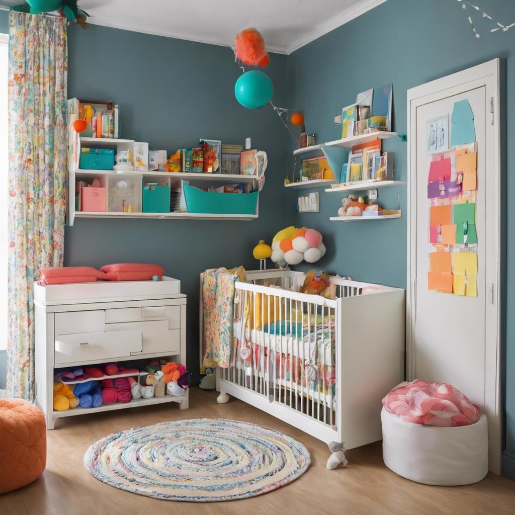 3. Creative Storage Solutions for Maximizing Space ​in‍ a Colorful ‌Nursery