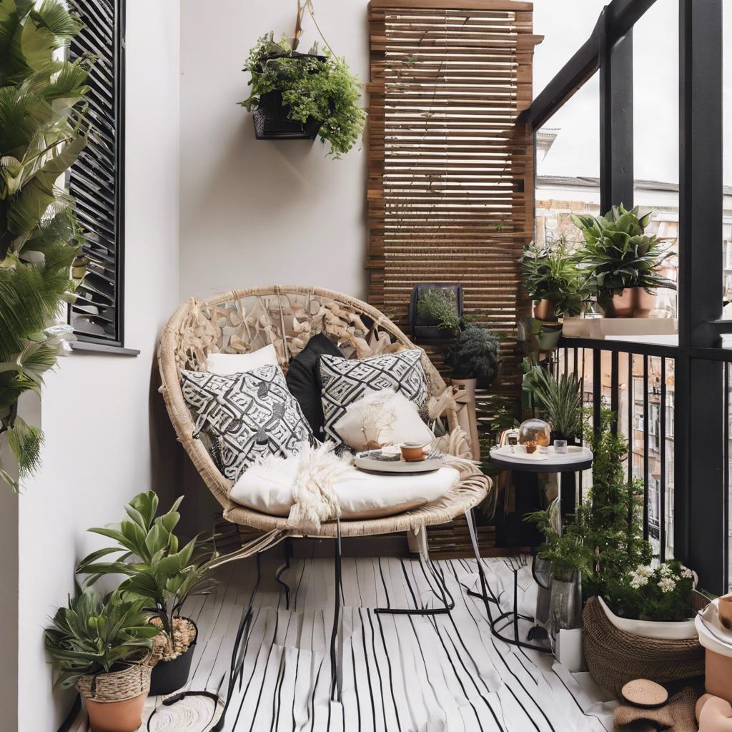 Designing a Cozy Oasis: Small Balcony Inspiration