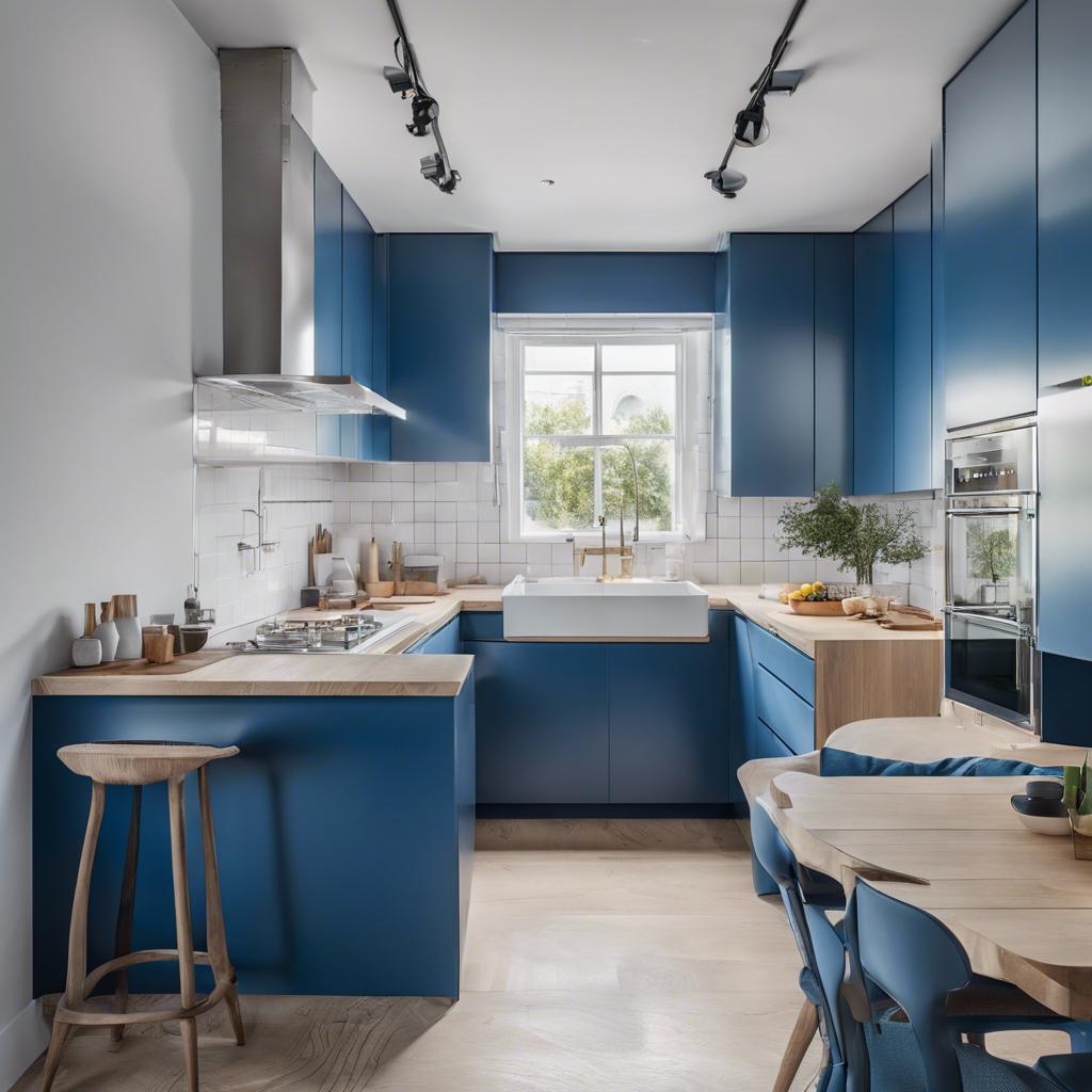 Embracing Minimalism in Blue Kitchen Design: ⁢Simplifying and Streamlining ⁣Your Space