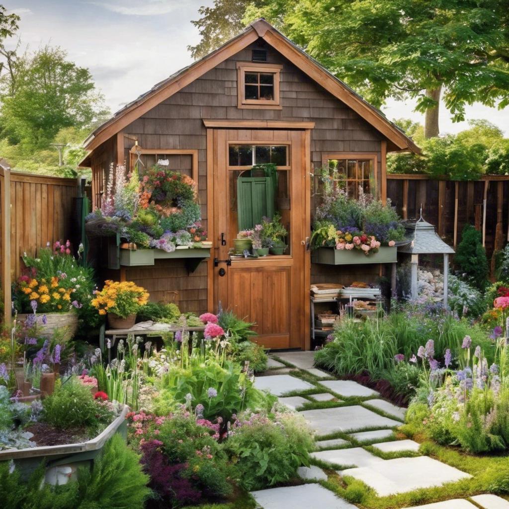 Ideas ‌for transforming‍ a basic garden shed ​into a charming oasis