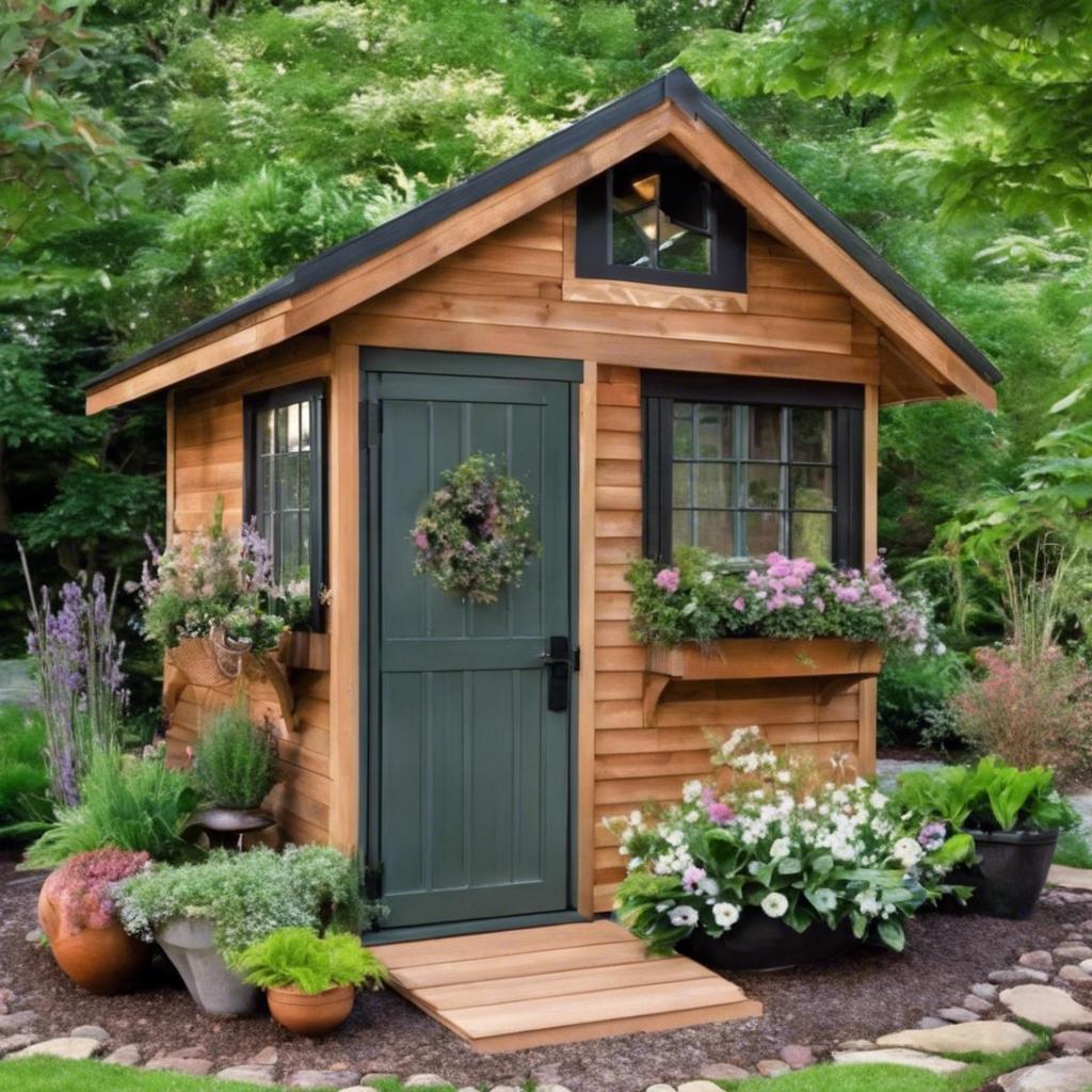 DIY projects ​to add a personal‌ touch to your shed landscaping