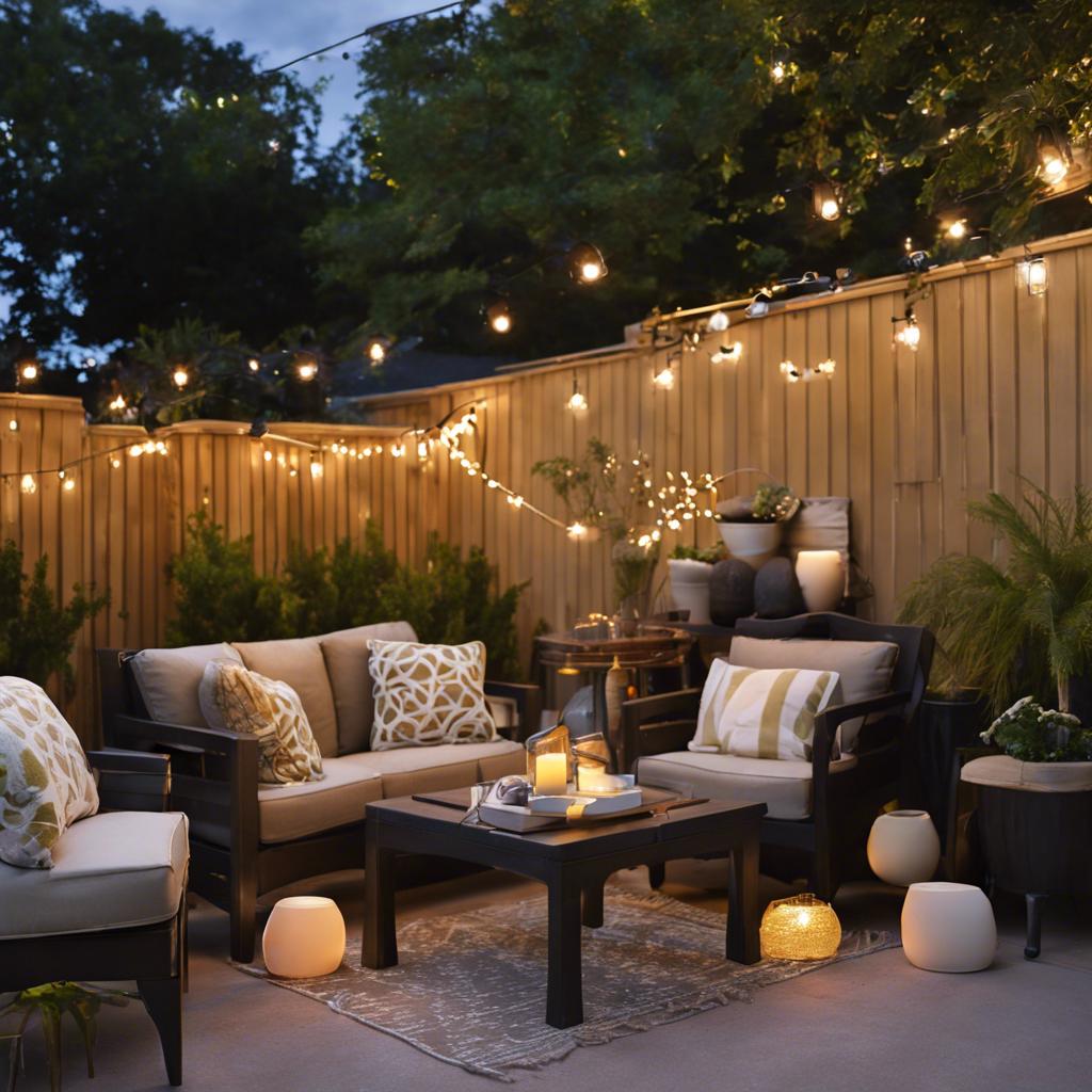 Enhancing Ambiance: Lighting Ideas for Small Outdoor Spaces