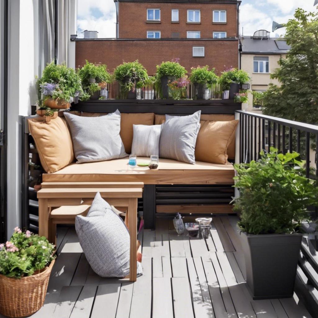 Enhancing‌ Privacy⁣ and Comfort with Small Balcony Design