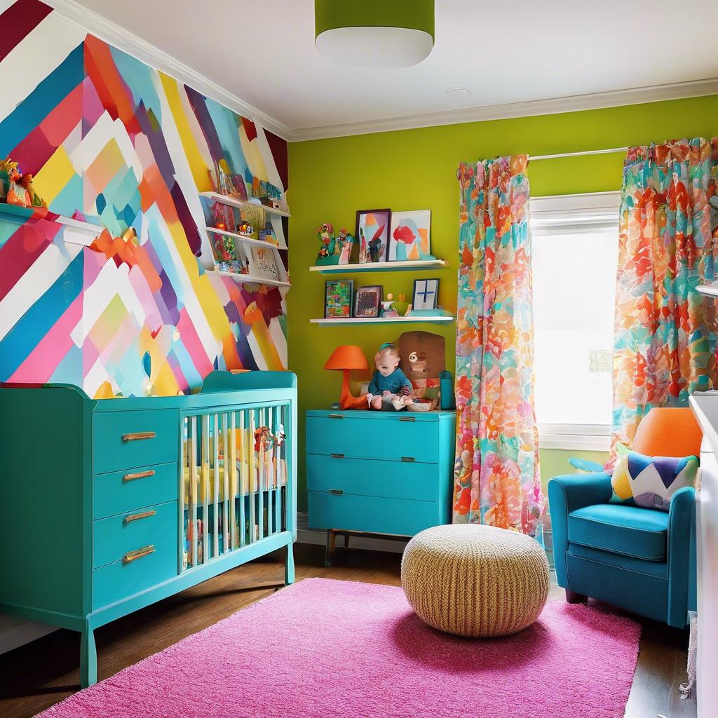 Finding Inspiration and Joy in the Vibrant Hues of the Small Colorful Nursery