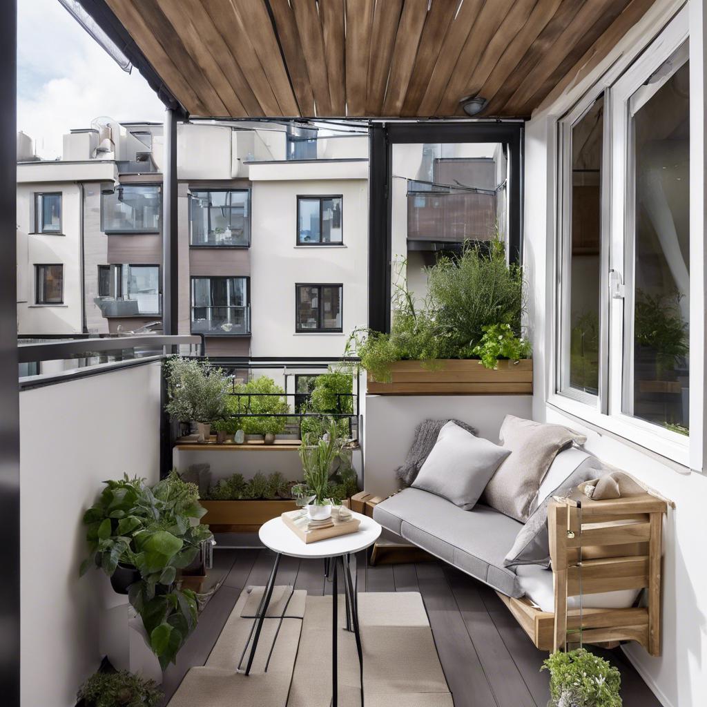 3. Functional Furnishings: Making the⁢ Most ⁣of Limited Space in Small​ Balcony Design