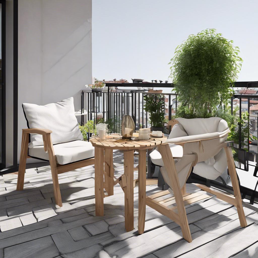 - Functional Furniture: Choosing⁤ the right pieces‌ for ‍small balcony design