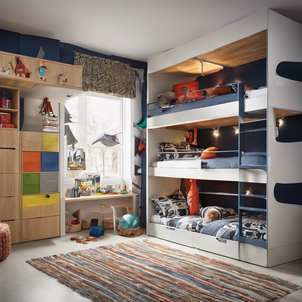 3.⁢ Functional and Fun: Incorporating Storage⁤ Solutions⁢ in Bunk ⁣Bed Designs