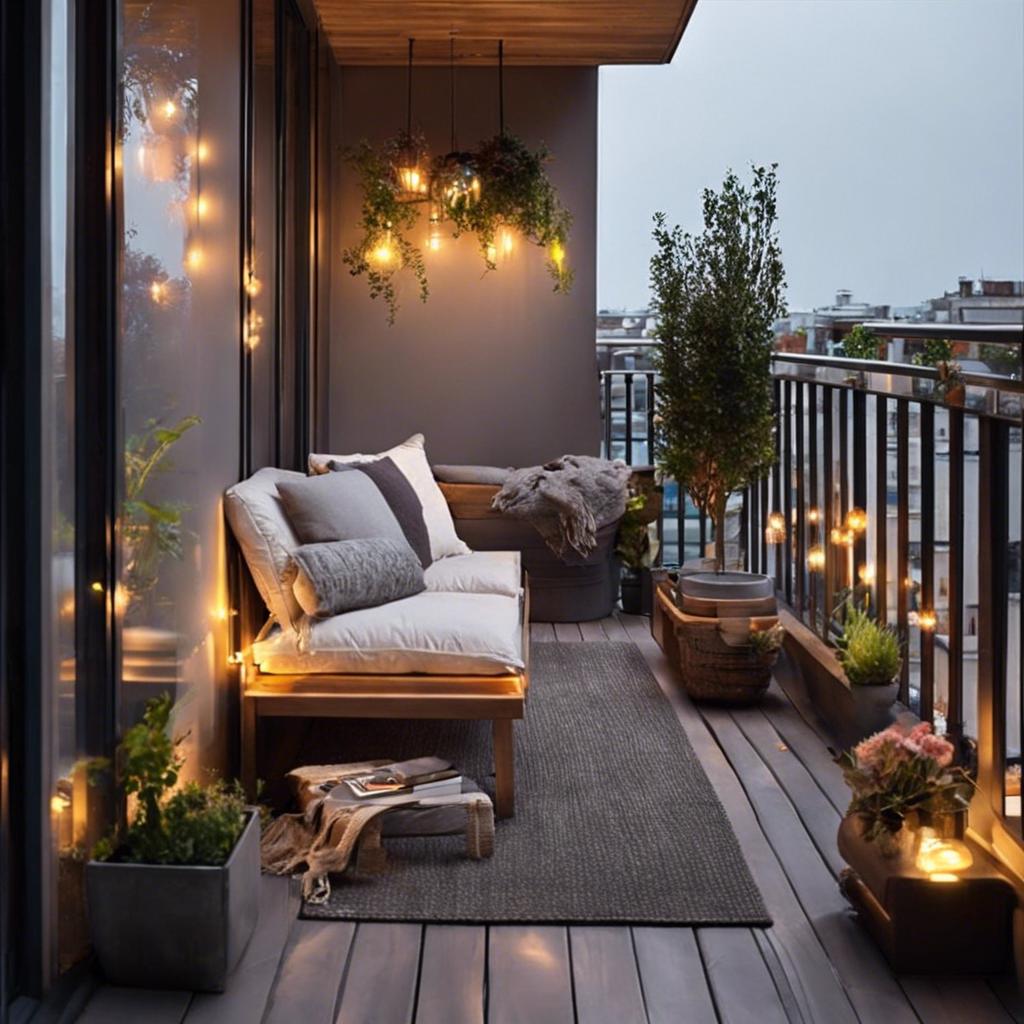 Functional and Stylish Lighting Tips for Small Balcony Design