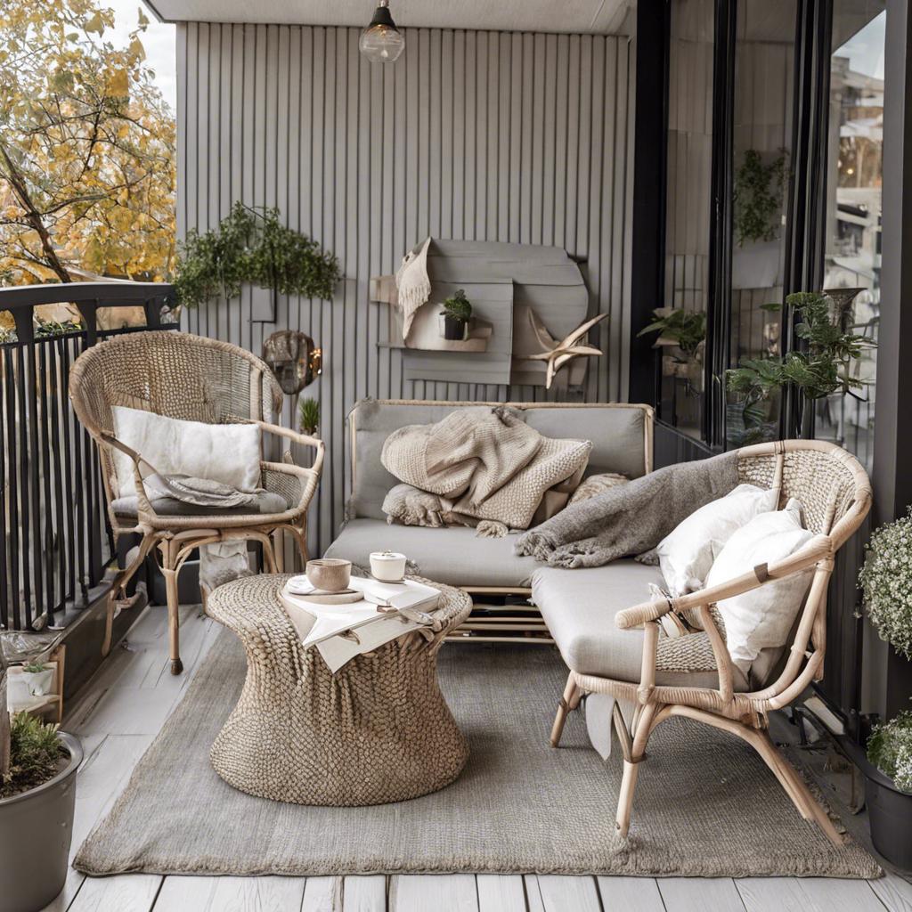 Furniture Essentials for ​Small Balcony Design