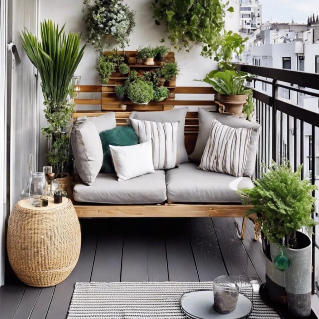 Furniture ⁢and decor essentials for small balcony ⁢design