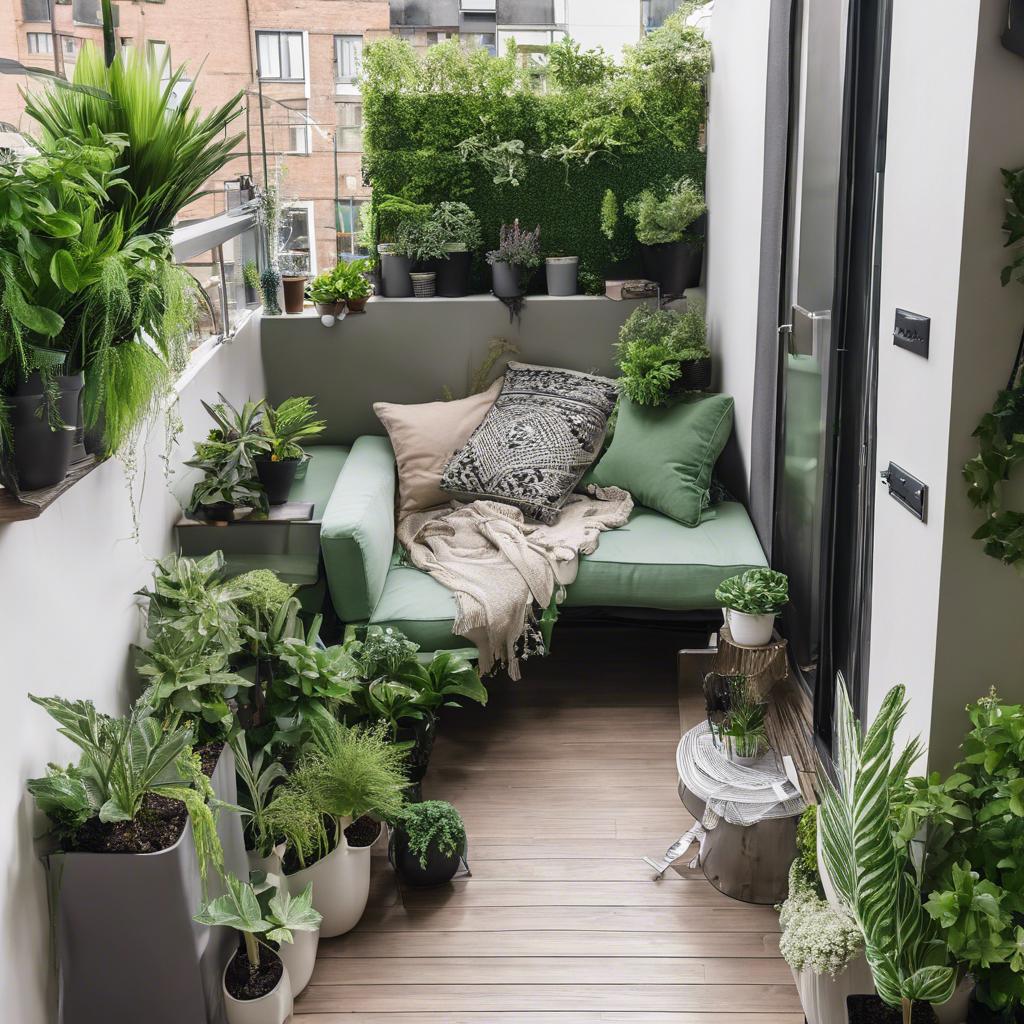 Green Oasis: Incorporating Plants⁣ into Your Small Balcony Design
