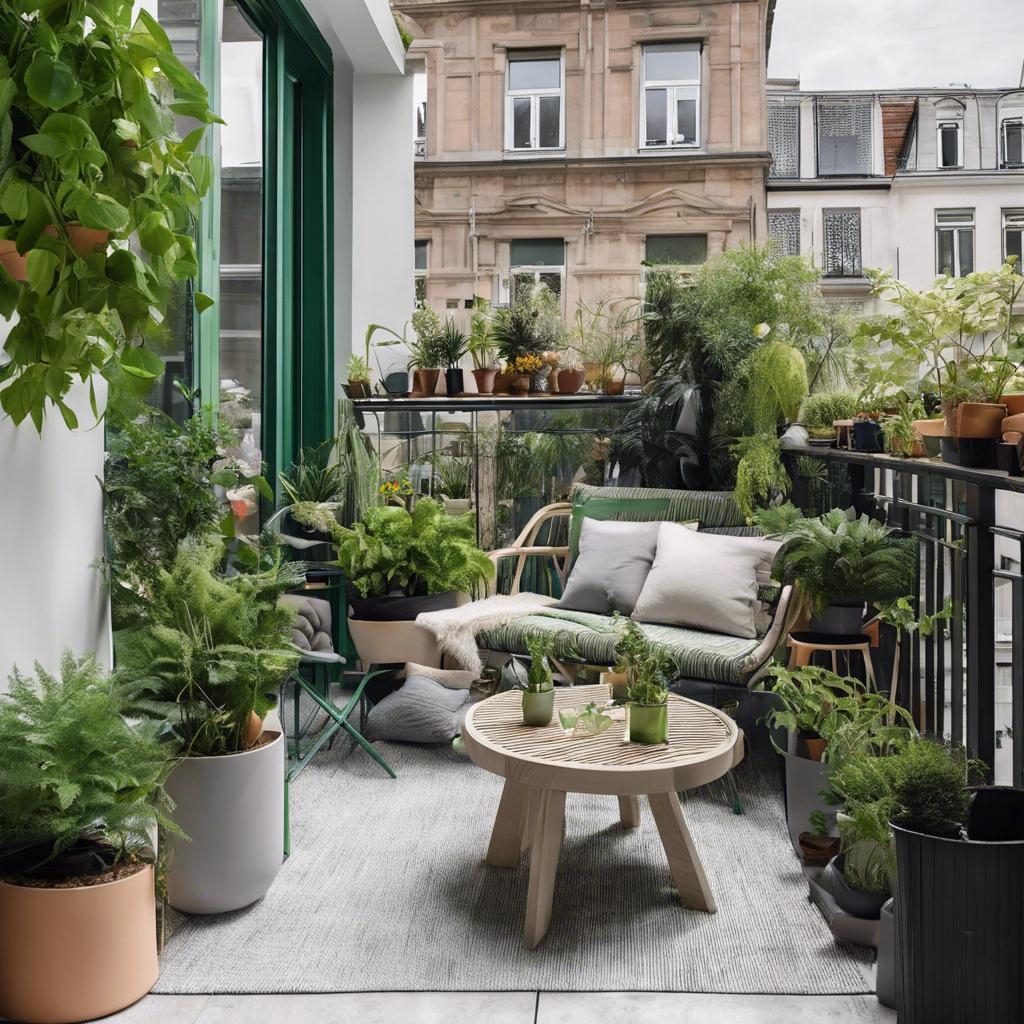 2.‍ Green Oasis: Incorporating Plants​ into Your Small Balcony ⁢Design