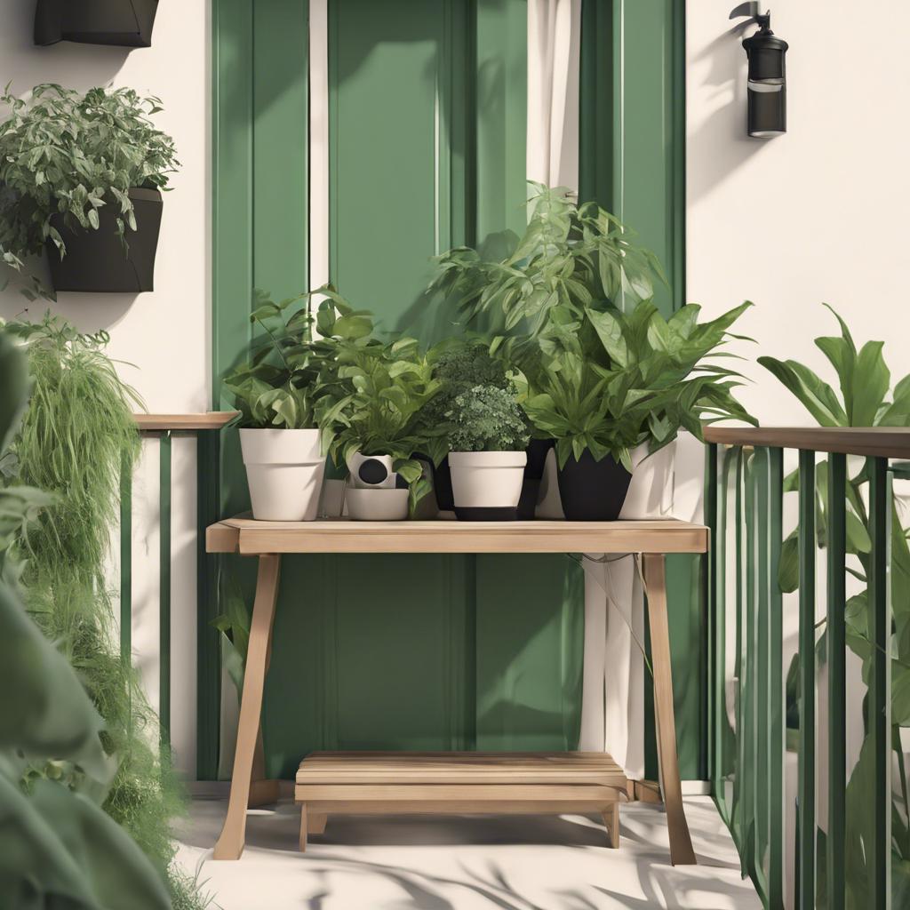3. Green Thumb:​ Incorporating Plants and Greenery into‌ Your ​Small Balcony ‌Design