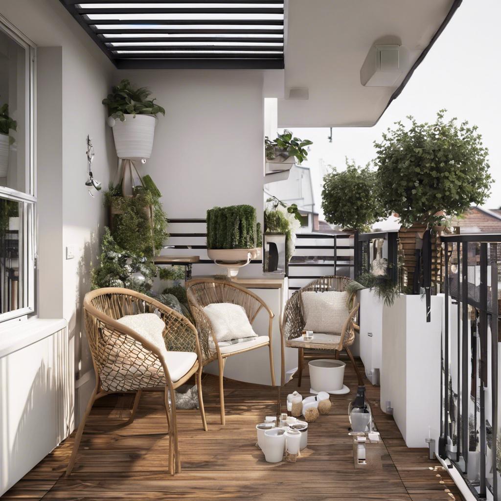 Ideas for ‍maximizing space in small⁢ balcony design