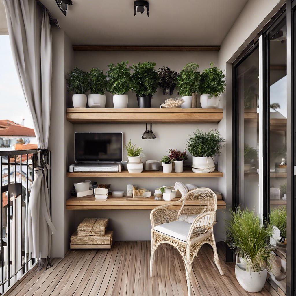 5. Implementing Smart Storage Solutions for Organized Small Balcony⁤ Design
