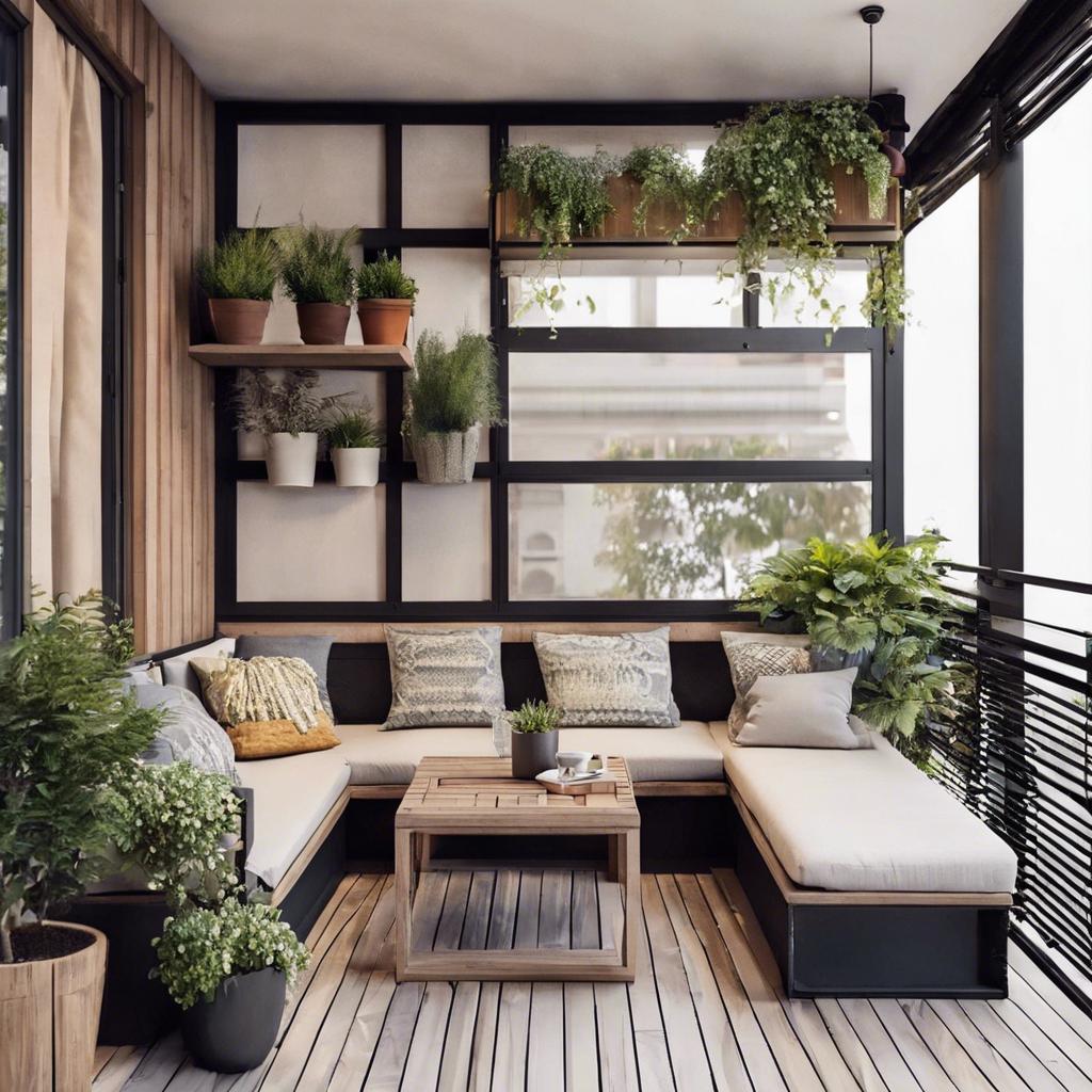 2. Incorporating Functional Furniture for Practical Small Balcony‍ Design