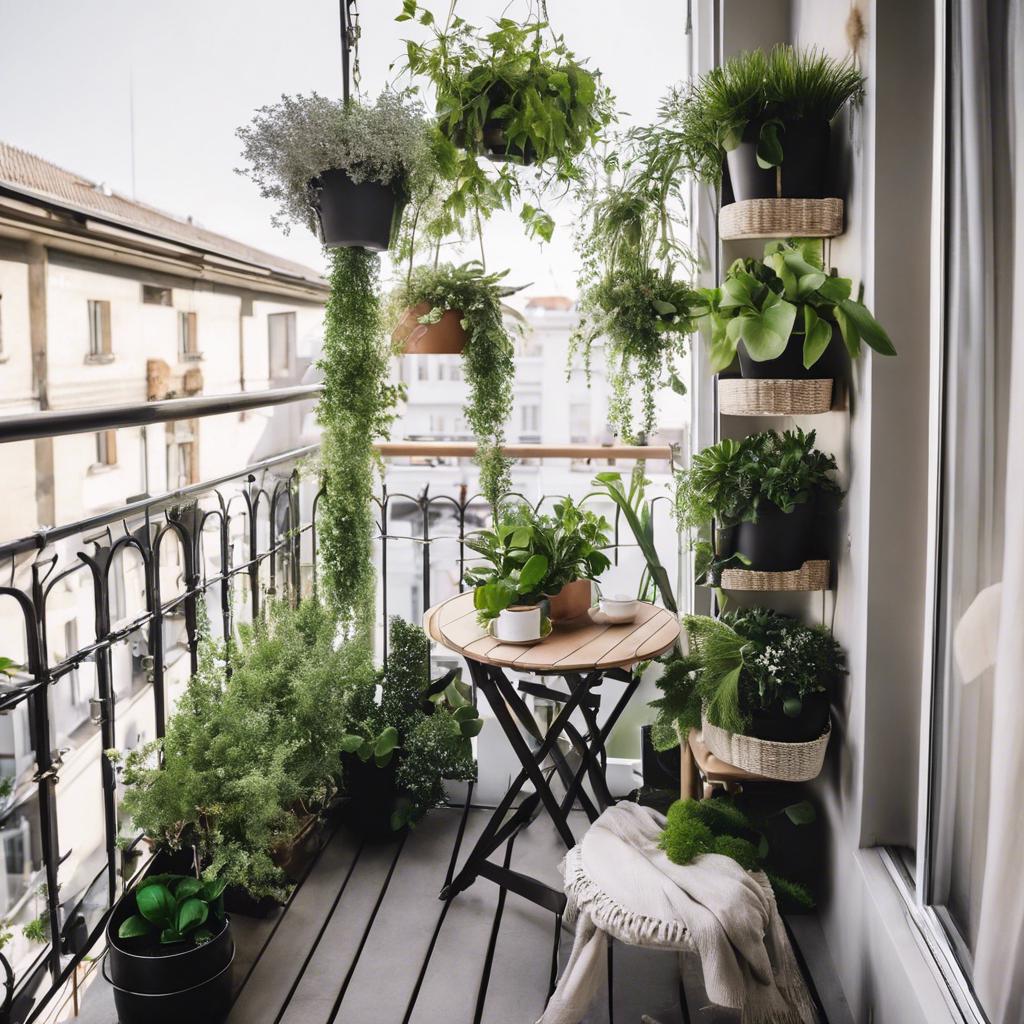 Incorporating Greenery ⁢for‌ a ⁢Fresh and Inviting Small Balcony Design