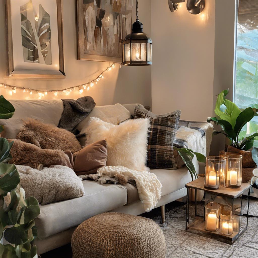 Incorporating Lighting and Cozy Elements for a ⁣Cozy ‌Oasis