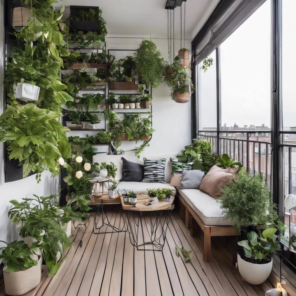 Incorporating Plants ⁤and ⁢Greenery for Small⁣ Balcony Design