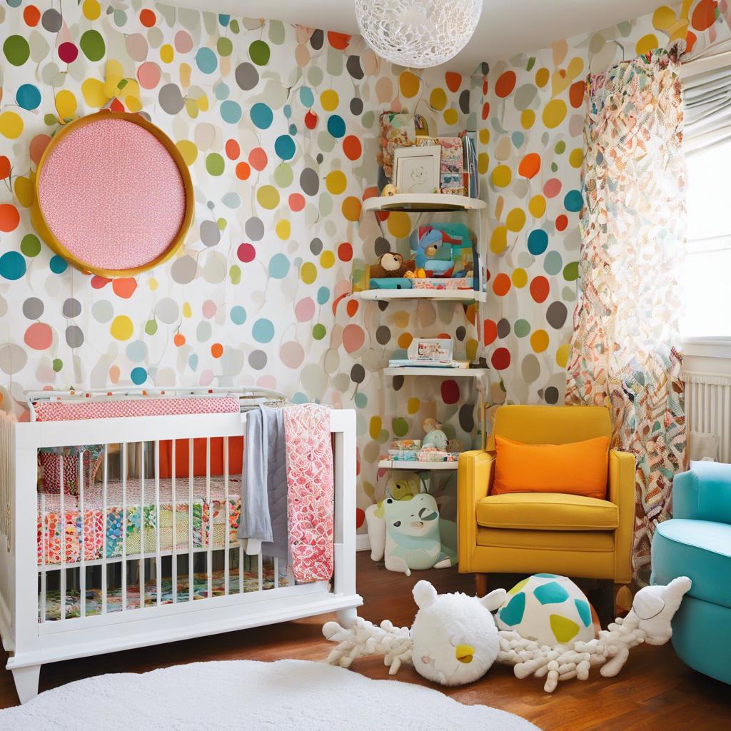 Incorporating Playful Patterns into a Small Colorful Nursery