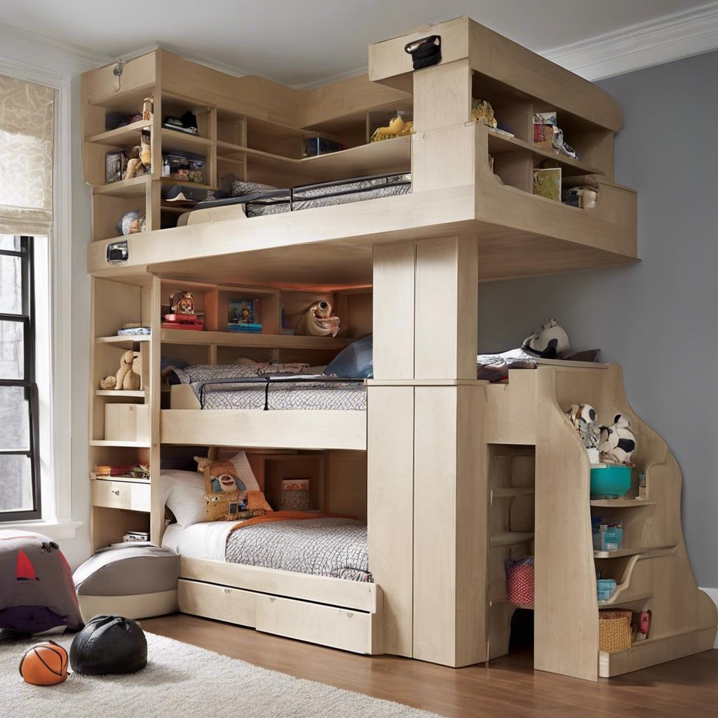Incorporating Storage Solutions into Kid's Room Bunk‌ Bed ⁤Designs