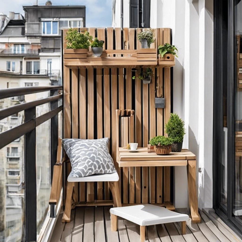 Innovative Furniture Solutions for Small⁤ Balcony Design