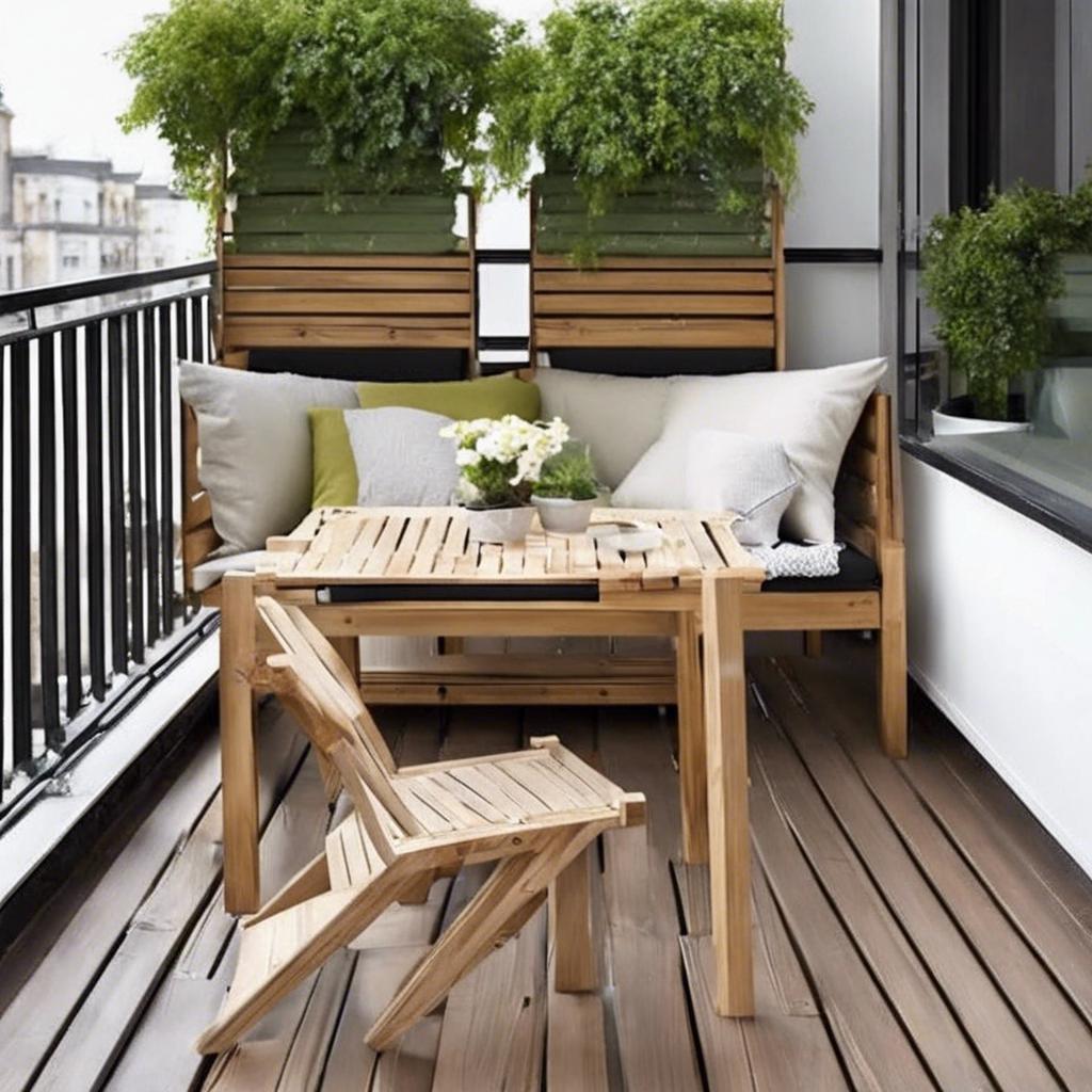 Innovative Furniture Solutions for Small⁣ Balcony Design