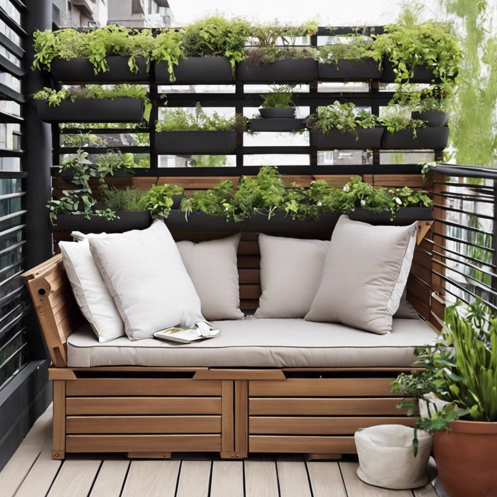 Innovative Furniture Solutions for Small ⁤Balcony Design