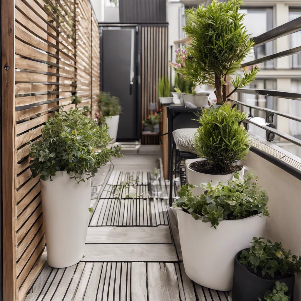 Innovative Planting Solutions for ⁣Small Balcony ​Design