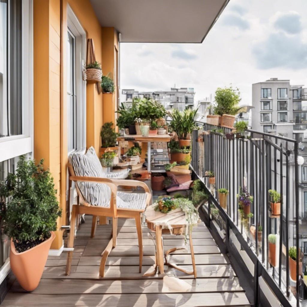 Innovative Solutions for ‍Small Balcony Beautification