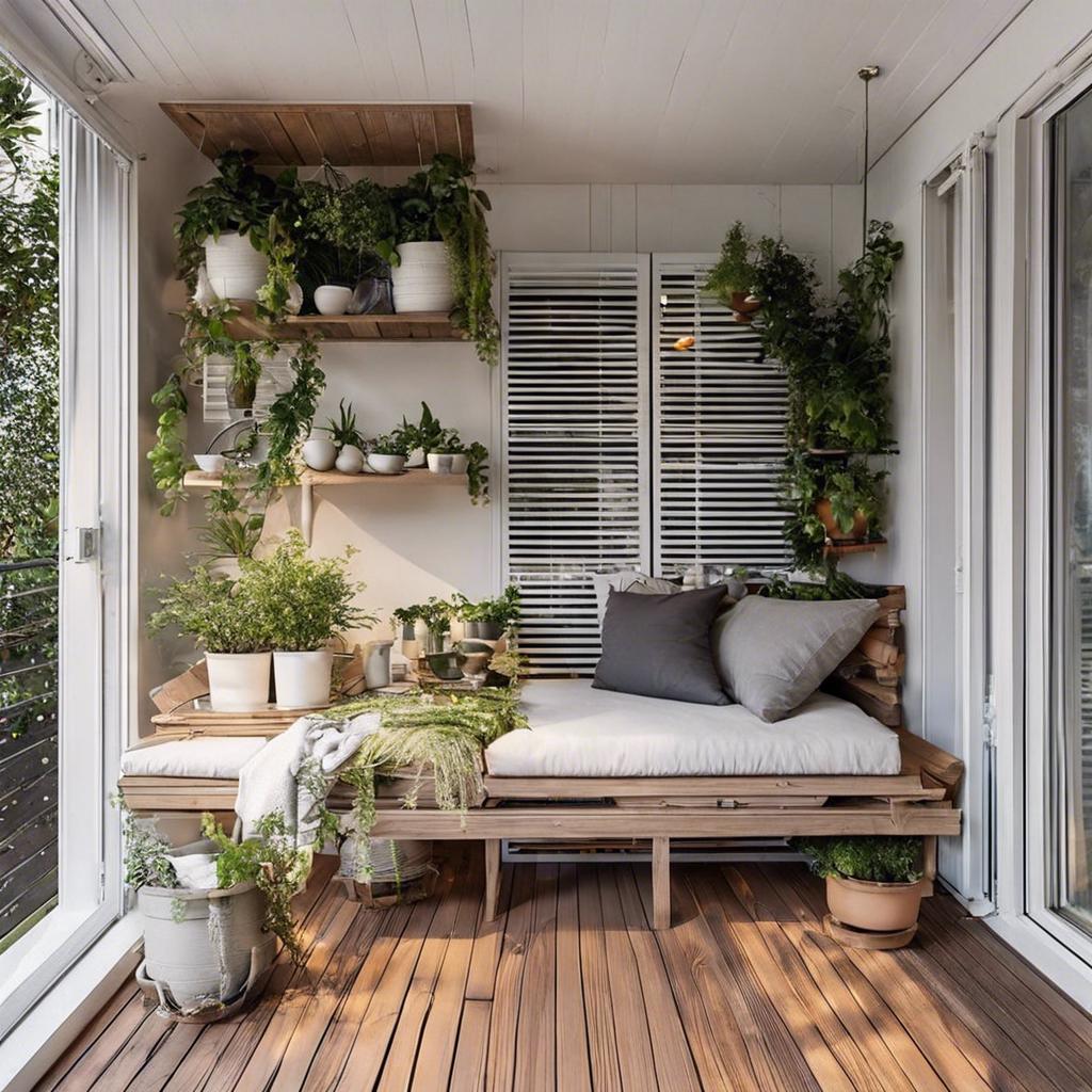 Innovative Space-Saving Solutions for Small ⁣Balcony ‌Design