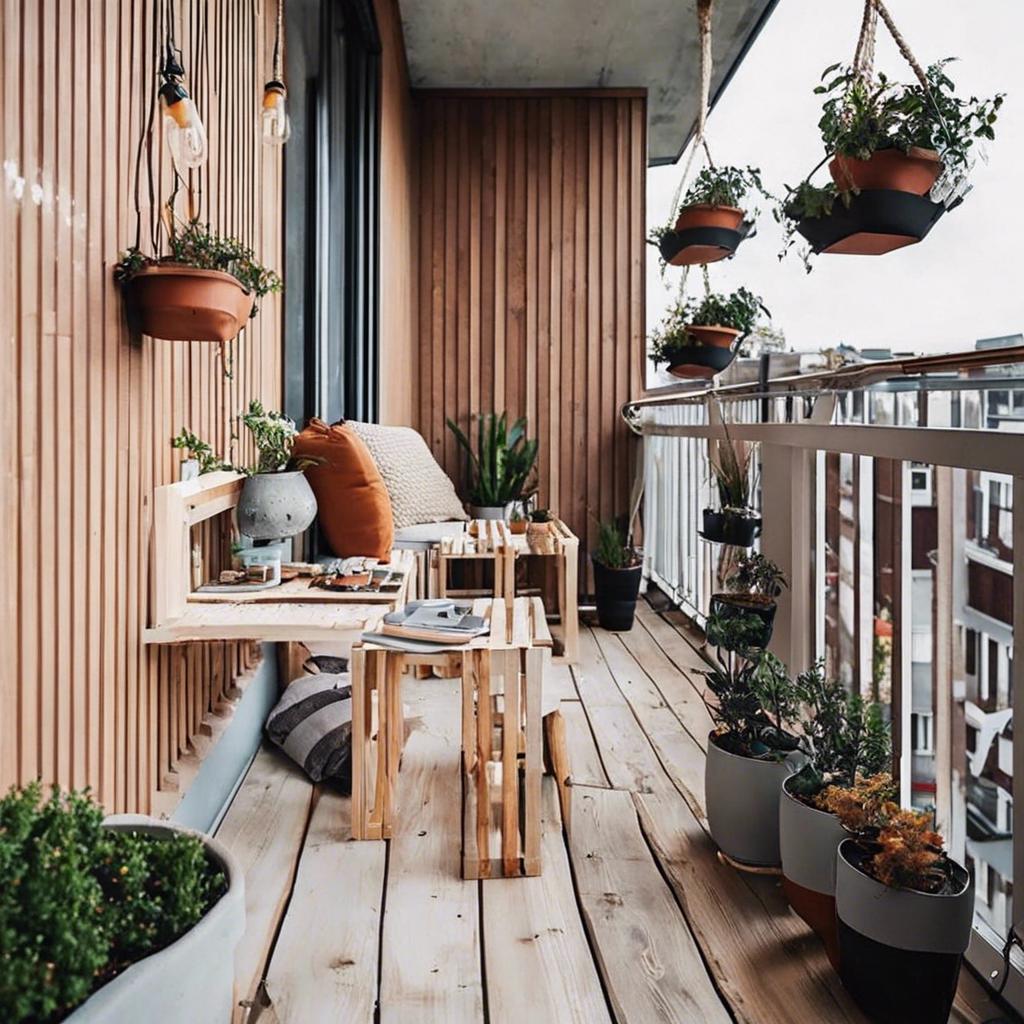 Innovative DIY⁣ projects for small balcony design