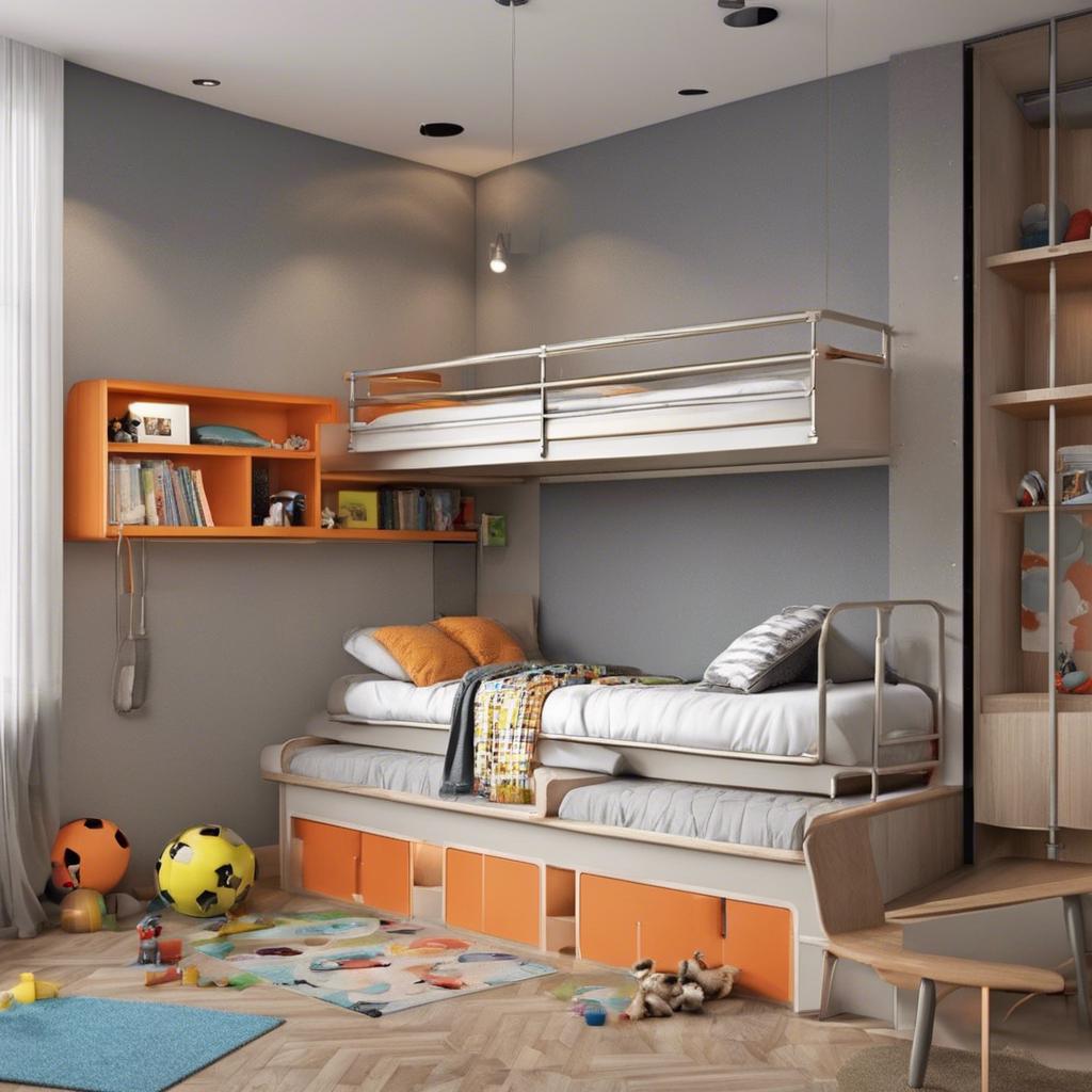 Kid's Room‍ Design with Bunk Bed: Choosing the Right ⁤Materials for Safety and Durability