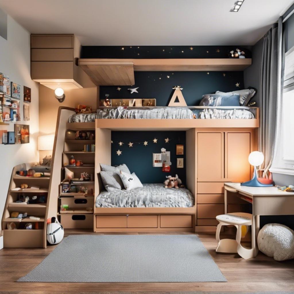Kid's Room Design⁣ with Bunk Bed: Tips for Creating a Cozy and Personalized Space for Kids