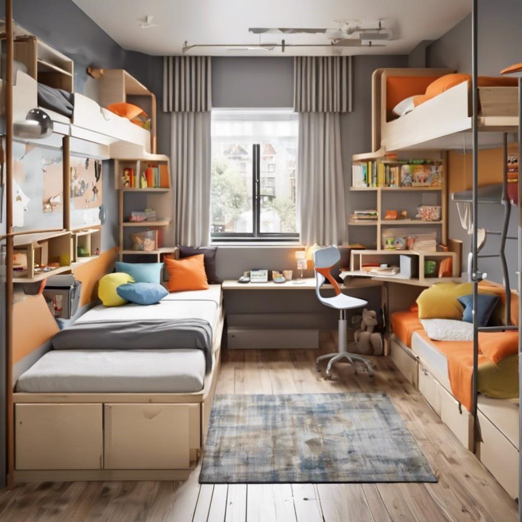 Kid's Room Design⁤ with Bunk Bed: Maximizing Floor Space and Functionality