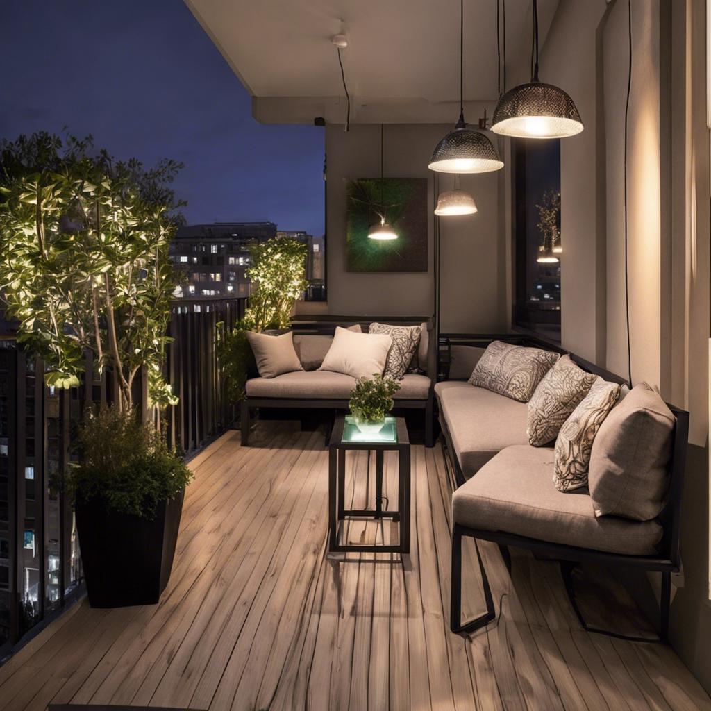Lighting Ideas to Enhance Your​ Small Balcony Design