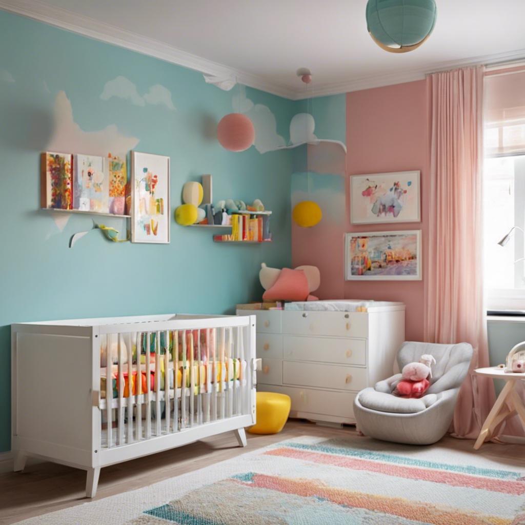 Maintaining a Balanced and Harmonious Look in Your⁢ Small Colorful‍ Nursery