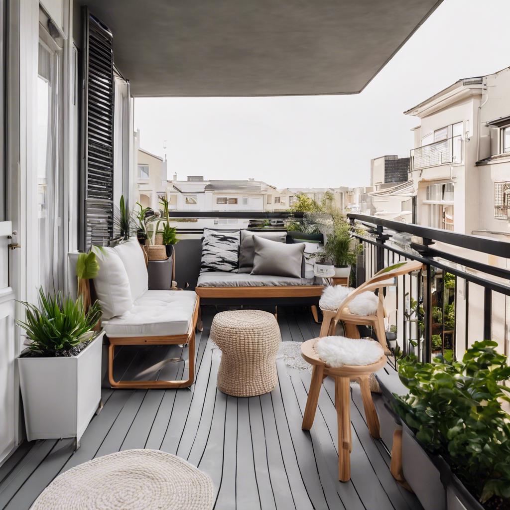 Maximizing Comfort and Functionality⁢ in Your Small Balcony Design