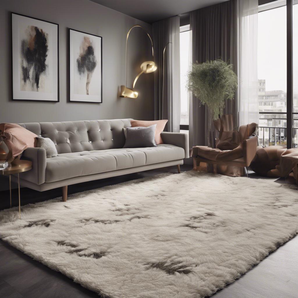 Maximizing Comfort with Plush Rugs and Pillows in Apartment Interior Design