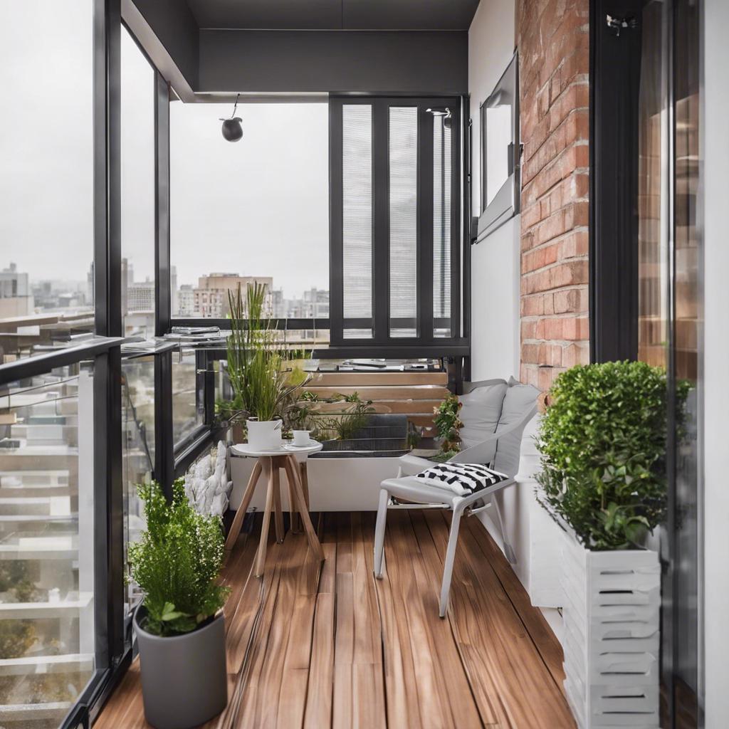 - Maximizing Functionality through Multi-Purpose Features in Small Balcony Design