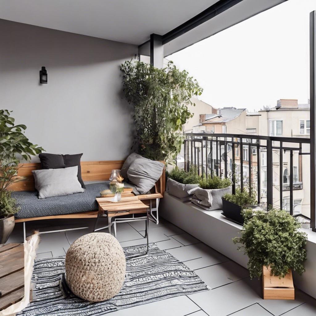 Maximizing Space with Clever Furniture Arrangement for Small Balcony Design