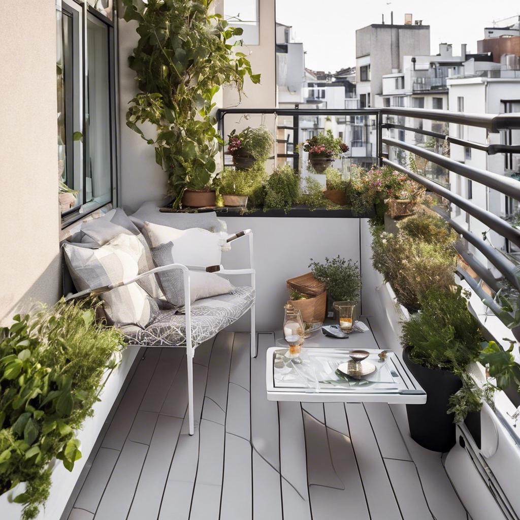 Maximizing Space: ⁢Clever Small Balcony Design Solutions